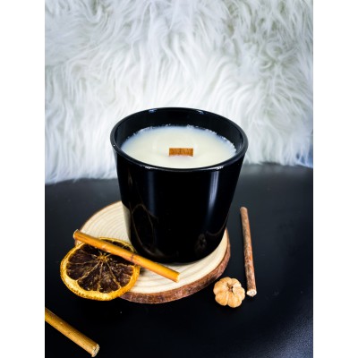 Aromatic wax in a glass Aromatic handmade vegetable soy wax