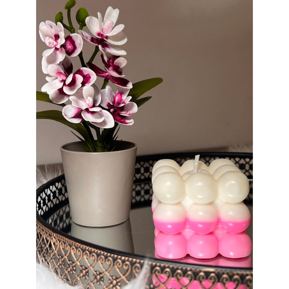 Big Bubble Handmade Scented Candle Plant-Based Soy Wax | Candlespap.gr