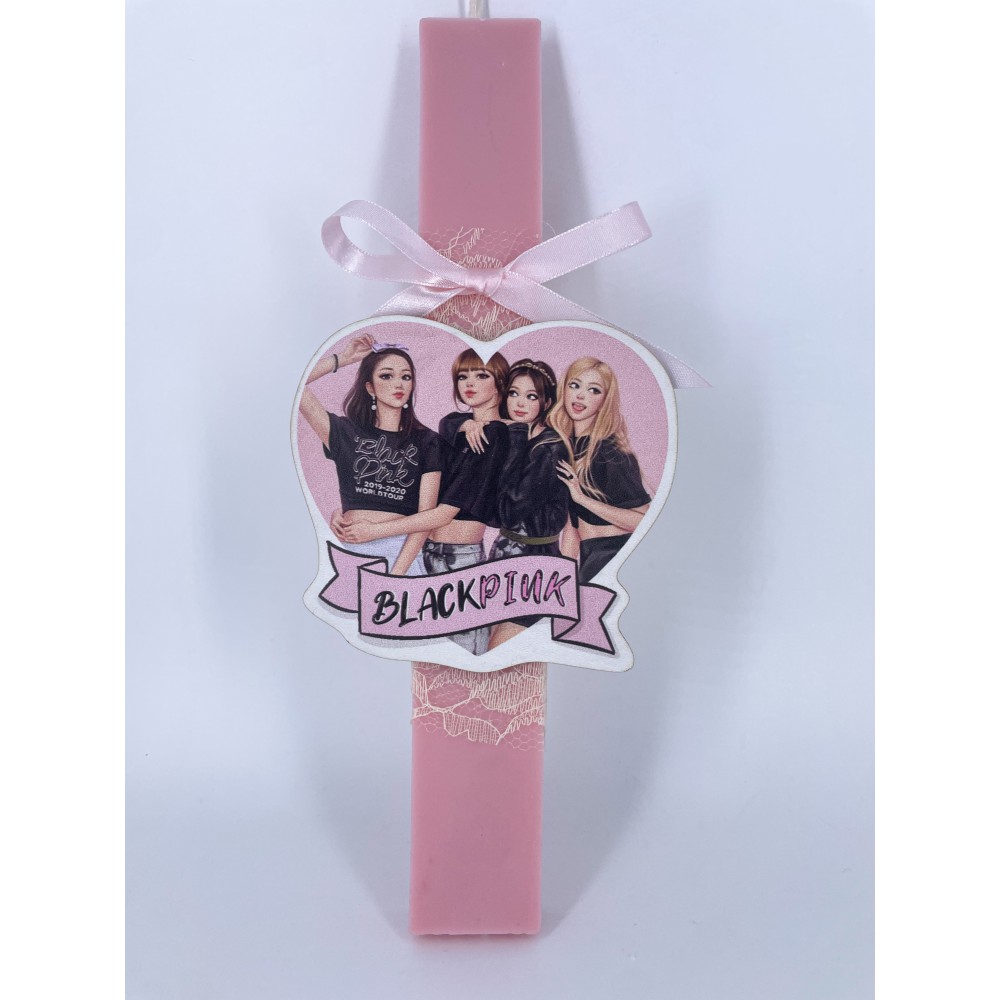 BLACKPINK Easter candle – handmade scented candle from plant-based soy wax - Easter Candles | Candlespap.gr
