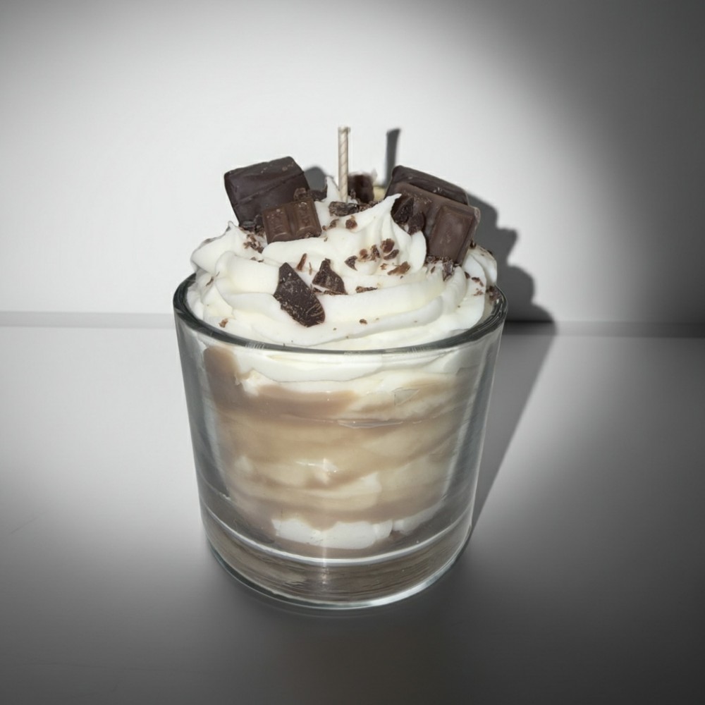 Chocolate Heaven Αρωματικό χειροποίητο φυτικό κερί σόγιας - Candle Cups | Candlespap.gr