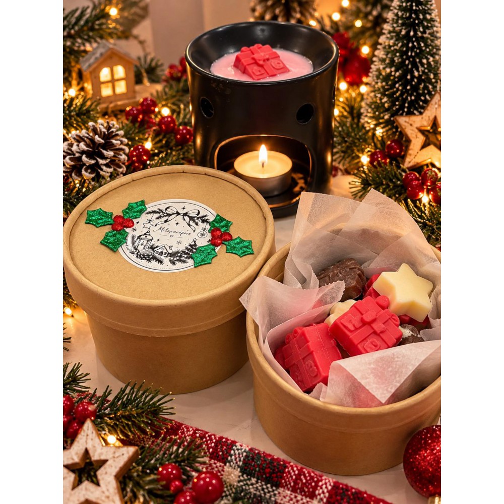 Christmas Wax Melts Αρωματικό χειροποίητο φυτικό κερί σόγιας | Candlespap.gr