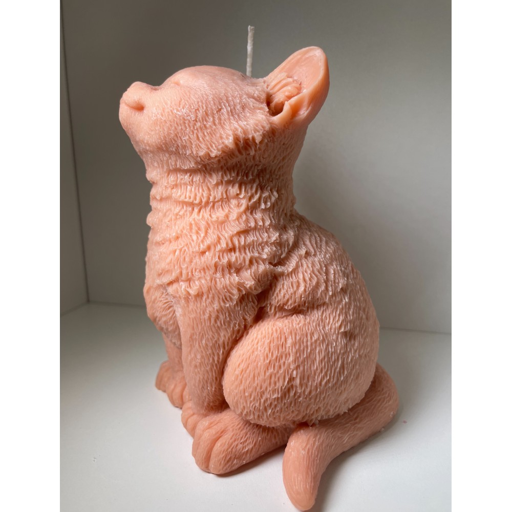 Cute cat Handmade Scented Natural Soy Wax Candle | Candlespap.gr