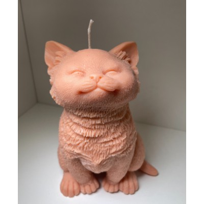 Cute cat Αρωματικό χειροποίητο φυτικό κερί σόγιας 