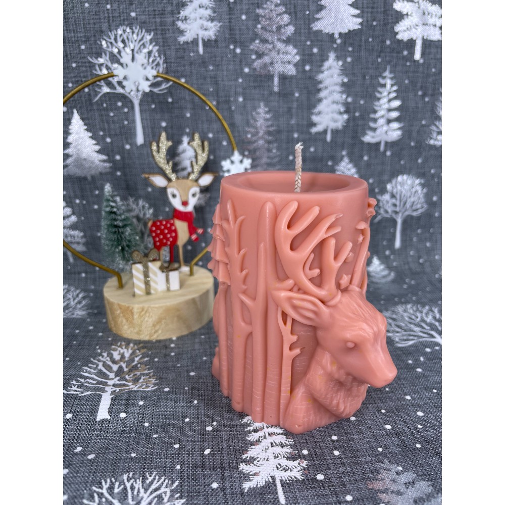 Deer tree candle Αρωματικό χειροποίητο φυτικό κερί σόγιας | Candlespap.gr