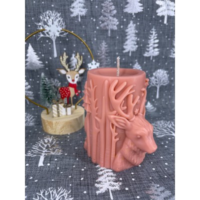 Deer tree candle Handmade Scented Candle Plant-Based Soy Wax