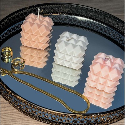 Diamond Cube Handmade Scented Candle Plant-Based Soy Wax