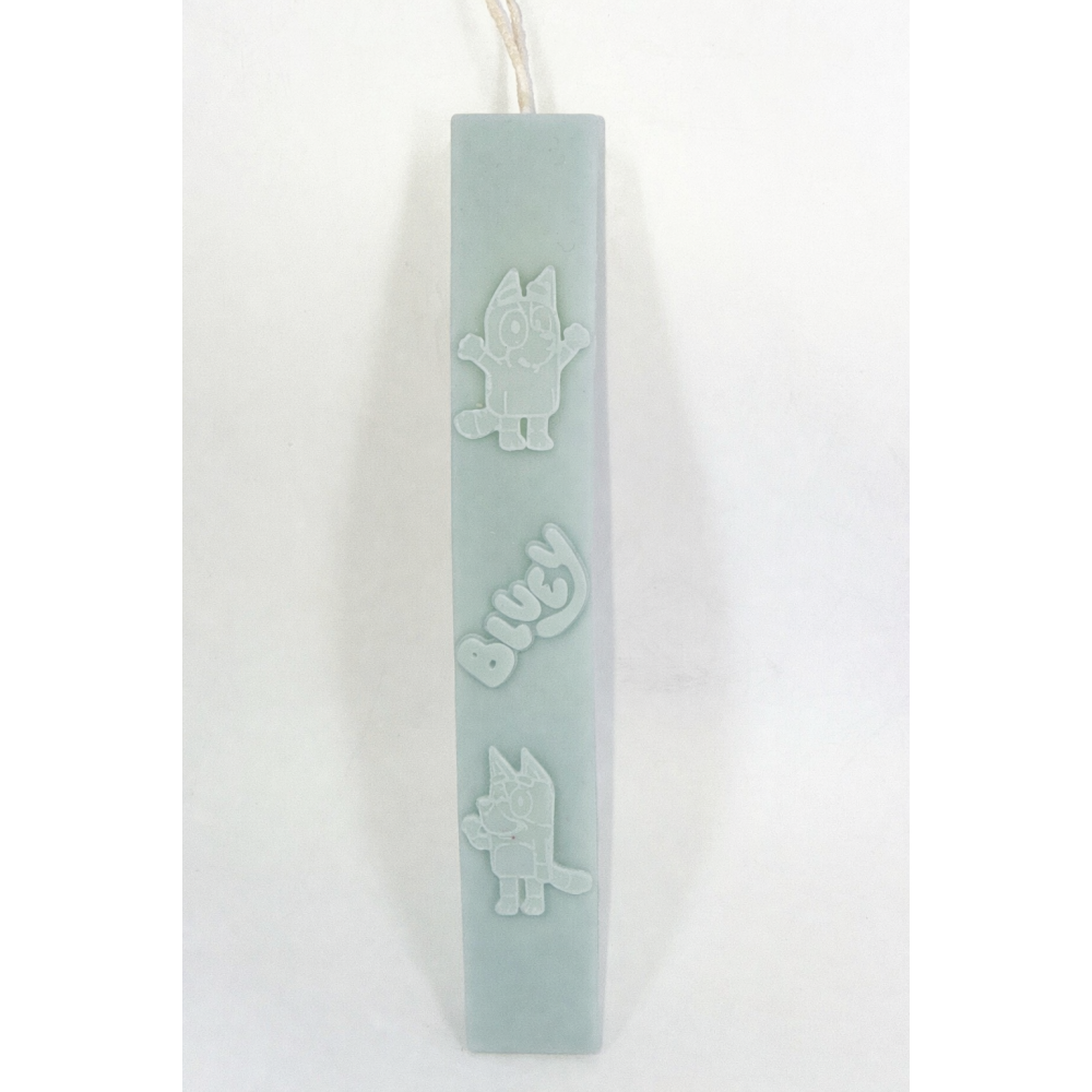 Embossed Bluey Easter Candle