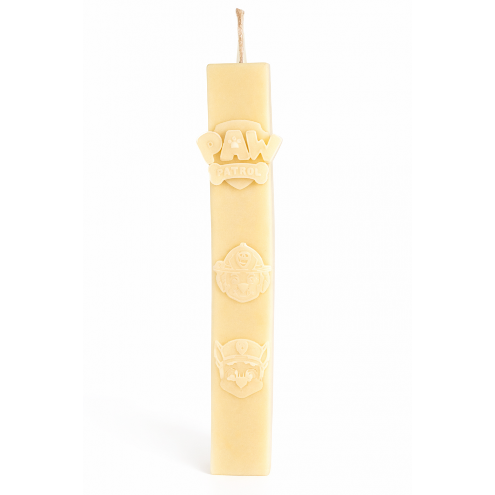 Embossed Paw Patrol Easter Candle - Easter Candles | Candlespap.gr