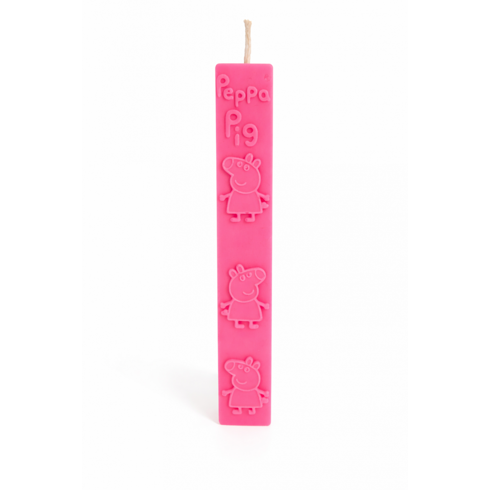 Embossed Peppa Pig Easter Candle -  | Candlespap.gr