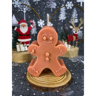 Gingerbread candle Handmade Scented Candle Plant-Based Soy Wax