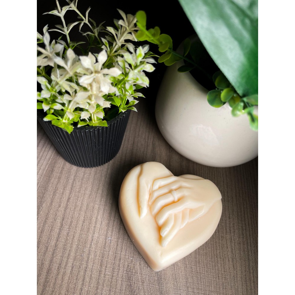 Heart Love Handmade Scented Candle Plant-Based Soy Wax - Candles | Candlespap.gr