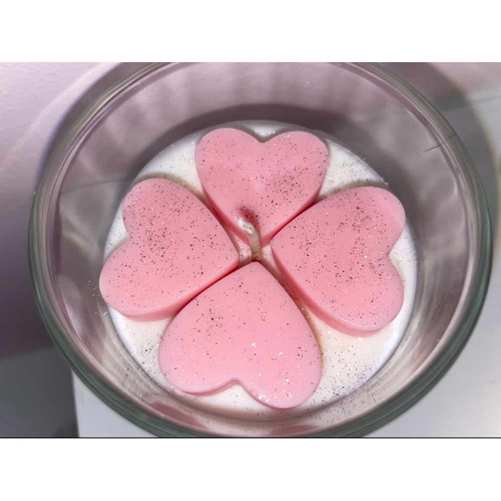 ❤️HeartsCup Αρωματικό χειροποίητο φυτικό κερί σόγιας | Candlespap.gr