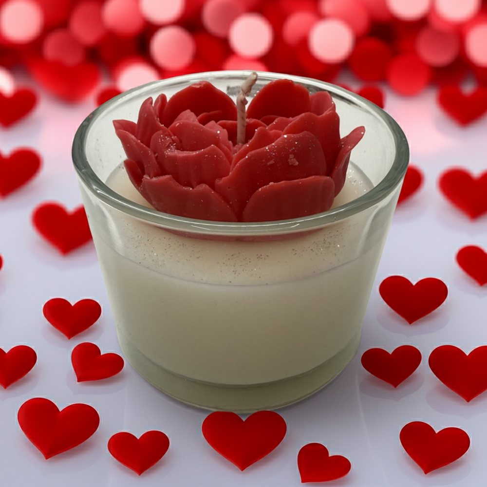 L’Amour Candle Αρωματικό χειροποίητο φυτικό κερί σόγιας -  | Candlespap.gr
