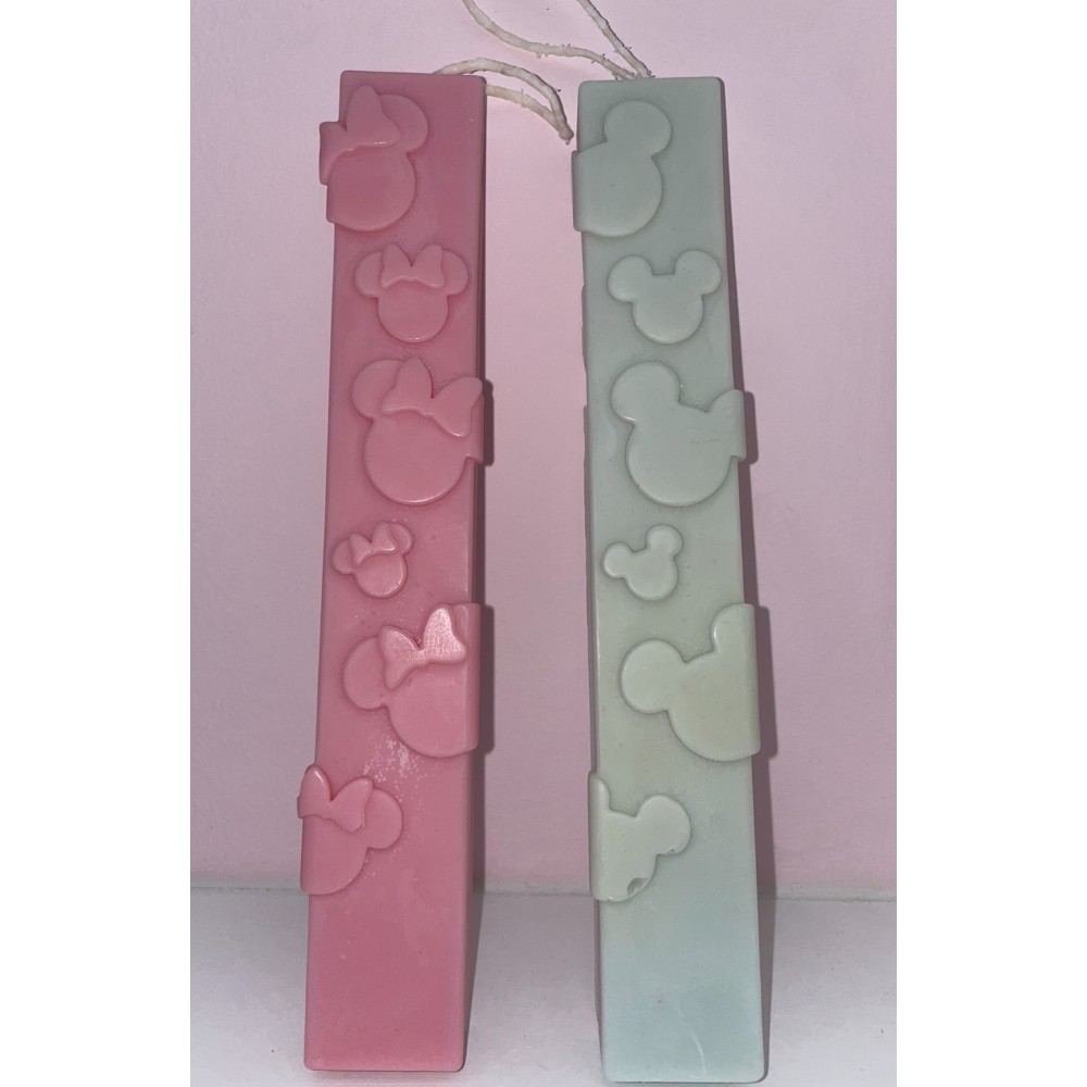 Mickey Mouse & Minnie Mouse – Scented Easter Candle -  | Candlespap.gr