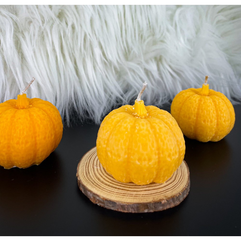 Mini Pumpkin Αρωματικό χειροποίητο φυτικό κερί σόγιας  | Candlespap.gr