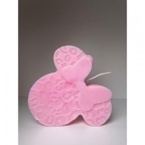 Minnie Mouse candle Αρωματικό χειροποίητο φυτικό κερί σόγιας  | Candlespap.gr