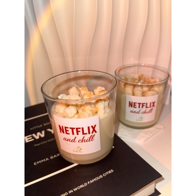 Netflix and chill Αρωματικό χειροποίητο φυτικό κερί σόγιας