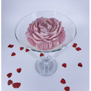 Peony Cup Αρωματικό χειροποίητο φυτικό κερί σόγιας  | Candlespap.gr