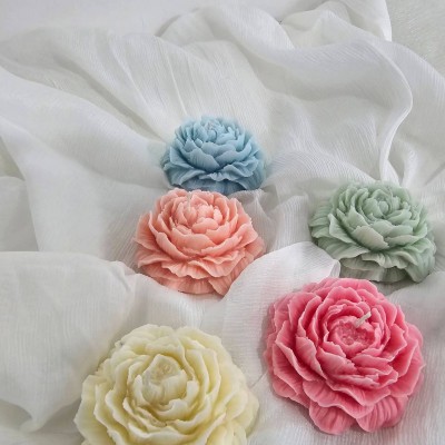 ❤️Peony Rose Αρωματικό χειροποίητο φυτικό κερί σόγιας