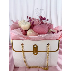 ❤️Romantic Bag Of Candles Flowers | Candlespap.gr