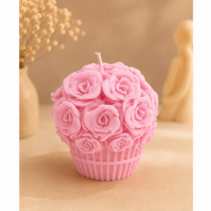 Romantic Roses Handmade Scented Candle Plant-Based Soy Wax | Candlespap.gr