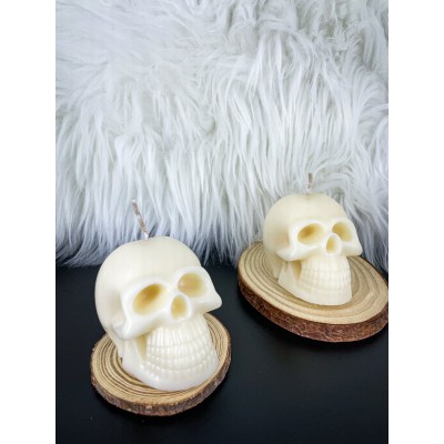 Skull Handmade Scented Candle Plant-Based Soy Wax