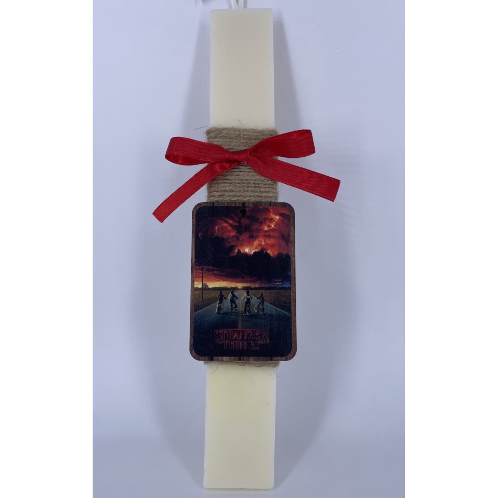 Stranger Things Easter candle – handmade scented candle from plant-based soy wax -  | Candlespap.gr