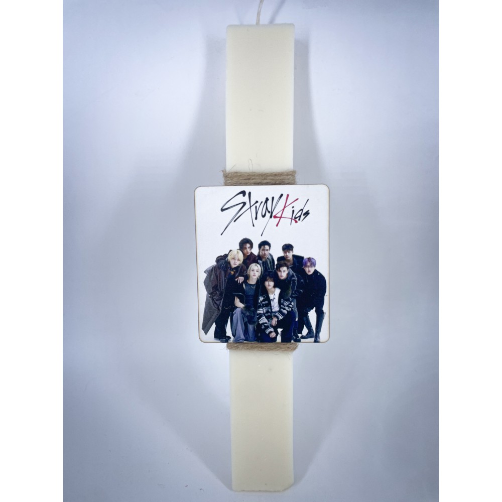 Stray Kids Easter candle – handmade scented candle from plant-based soy wax - Easter Candles | Candlespap.gr