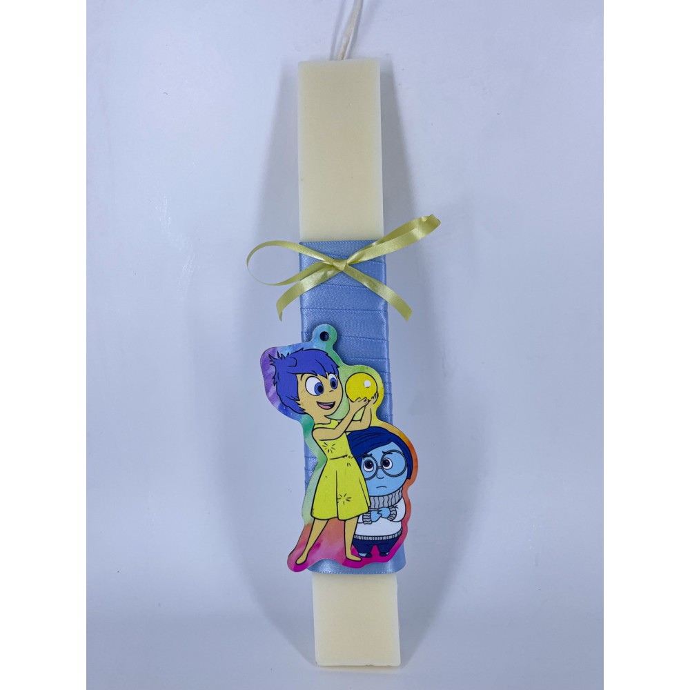 Λαμπάδα ''Inside Out'' Αρωματικό χειροποίητο φυτικό κερί σόγιας -  | Candlespap.gr