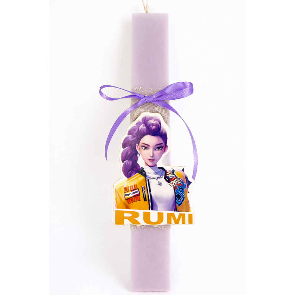 Λαμπάδα RUMI Αρωματικό χειροποίητο φυτικό κερί σόγιας   -  | Candlespap.gr