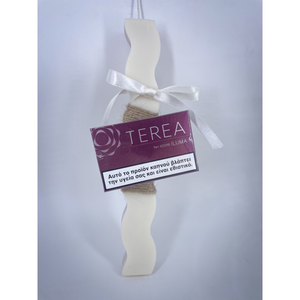 Λαμπάδα TEREA RUSSET Αρωματικό Χειροποίητο φυτικό κερί σόγιας  -  | Candlespap.gr