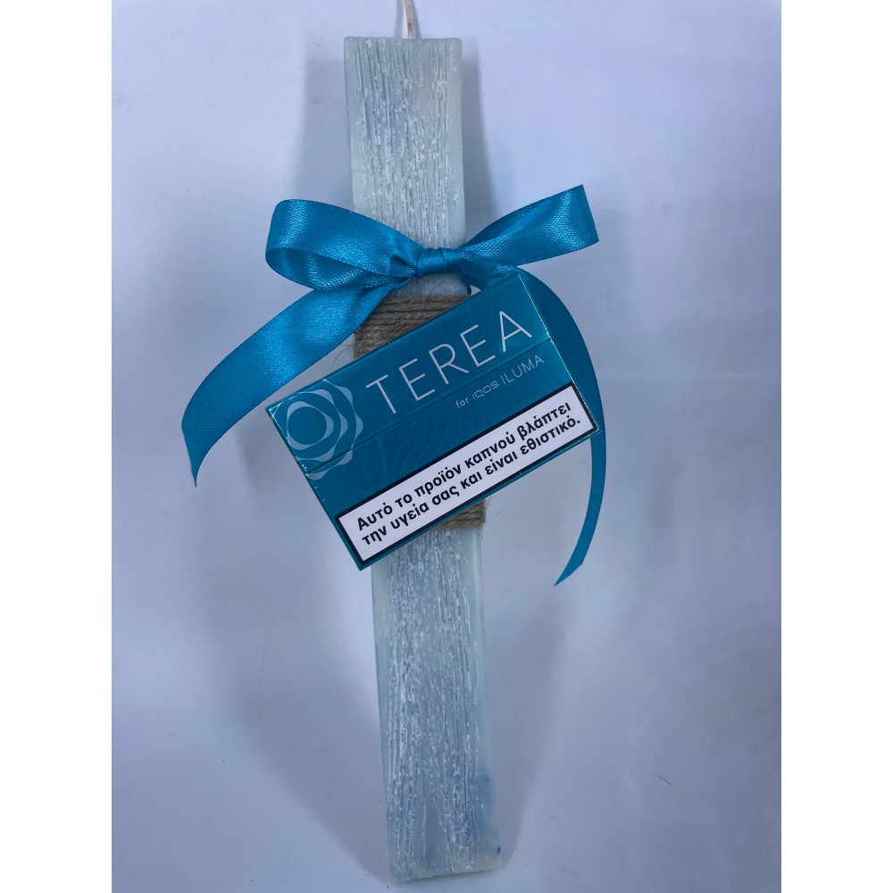 Λαμπάδα TEREA TIRQUAZ  -  | Candlespap.gr