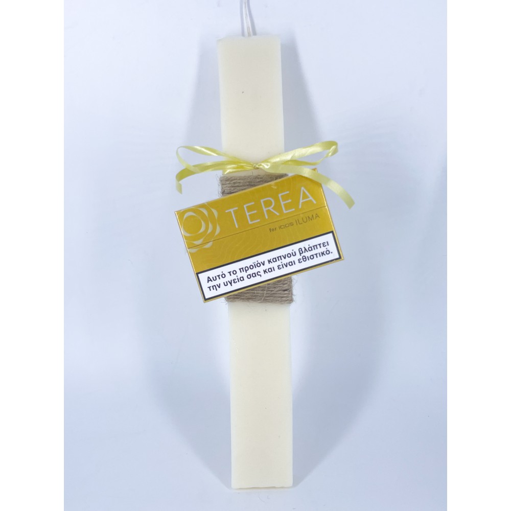 Λαμπάδα TEREA YELLOW -  | Candlespap.gr