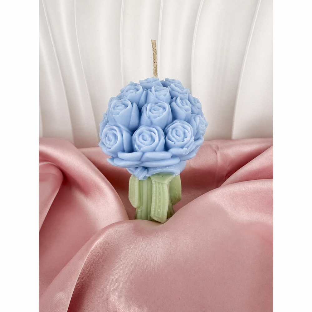 ❤️Bouquet Candle Αρωματικό χειροποίητο φυτικό κερί σόγιας | Candlespap.gr