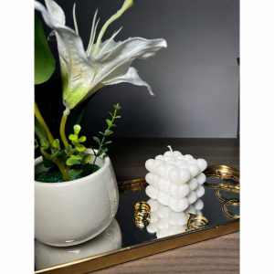 ❤️Bubble Heart Handmade Scented Candle Plant-Based Soy Wax | Candlespap.gr