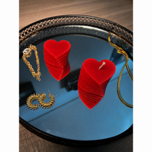 ❤️Heart Book Αρωματικό χειροποίητο φυτικό κερί σόγιας  | Candlespap.gr