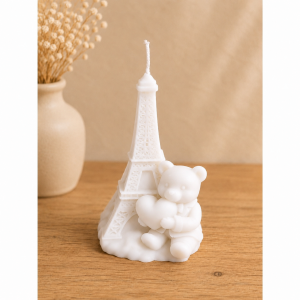 ❤️Paris Love Bear Handmade Scented Candle Plant-Based Soy Wax | Candlespap.gr