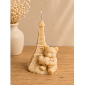 ❤️Paris Love Bear Handmade Scented Candle Plant-Based Soy Wax | Candlespap.gr