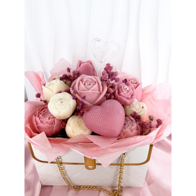 ❤️Romantic Bag Of Candles Flowers