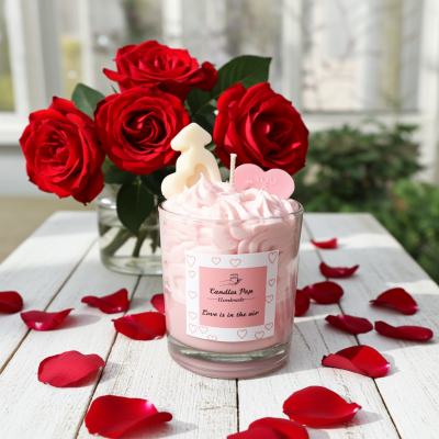 ❤️You & Me Cup Αρωματικό Χειροποίητο φυτικό κερί σόγιας